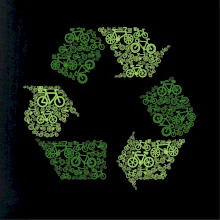 Recycling symbol icons