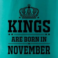 Kings are born in November