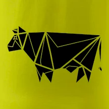 Origami krava z boku