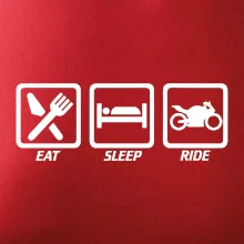 Eat sleep ride - cesta