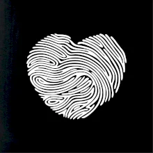 Odtlačok prsta srdce
