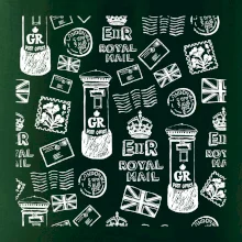 Britská pošta ikony