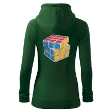 Rubikova kocka kreslená