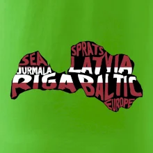 Mapy - názvy miest - Lotyšsko