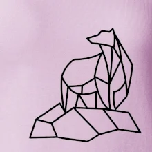 Geometria ľadový medveď na ľade