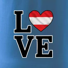Love Rakúska vlajka