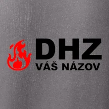 DHZ (oheň, názov sboru - vlastný nápis)