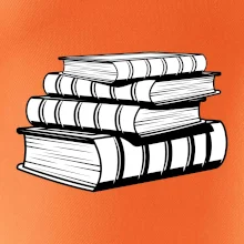 Knihy čiernobiele na sebe