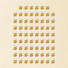 Narodeniny - 70x pivo