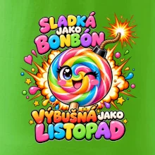 Sladké duhové lízátko s výbušnou náladou