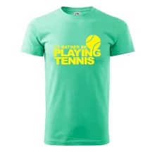 Playing tennis Playing tennis