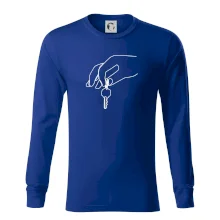 Kľúče a ruka jedným ťahom