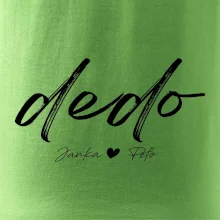 Dedo - tričko menami detí písacie písmo