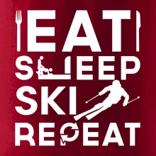 Eat sleep ski repeat
