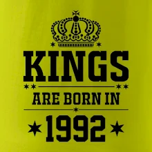 Kings are born in 1992 Kings are born in 1992