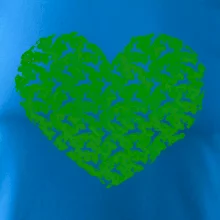 Vianočné jelene v srdci