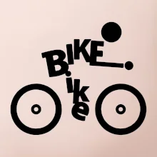 Bike nápis postava