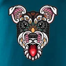 Knírač hlava barevná