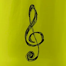 Husľový kľúč kreslený Husľový kľúč kreslený