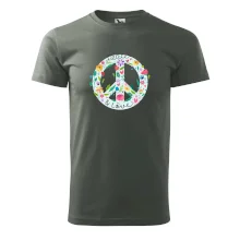 Peace and love symbol
