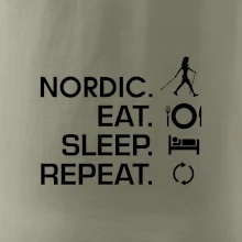 Nordic walking eat sleep