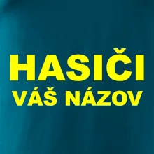 Hasiči - žltý nápis - váš názov zboru Hasiči - žltý nápis - váš názov zboru