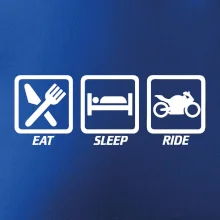 Eat sleep ride - cesta Eat sleep ride - cesta