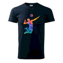 Volejbalista splash s loptou