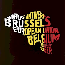 Mapy - názvy miest - Belgicko