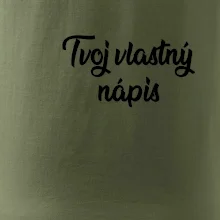 Tvoj vlastný nápis písací - na prsníku