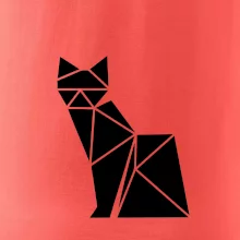 Origami mačka z boku