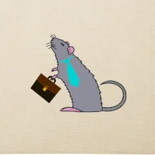 Krysa kancelářská barevná (Moňas)