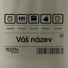 Čárový kód - Vlastní text