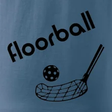 Floorball nápis šikmo