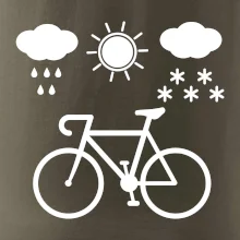 Cyklista za každého počasia