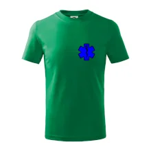 Rescue - Hviezda na prsníku + nápis na chrbte Rescue - Hviezda na prsníku + nápis na chrbte