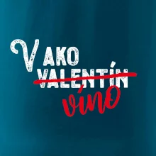 V ako Valentín víno