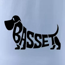 Basset nápis v tele