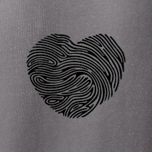 Odtlačok prsta srdce Odtlačok prsta srdce