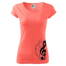 Husľový kľúč a noty