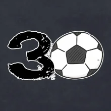 Futbal okrúhle narodeniny 30