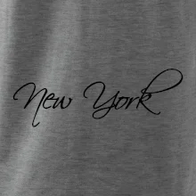 New York nápis písacím