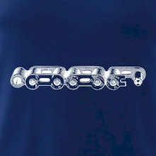 Cyklistická reťaz nákres