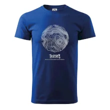 Trosky - vrstevnice v kruhu