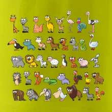 Tričko plné zvieratiek