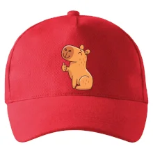 Kapybara s palcom hore