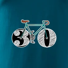 Narodeniny 30 rokov na bicykli