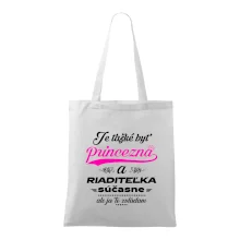 Je ťažké byť princezná riaditeľka