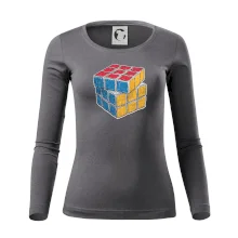 Rubikova kocka kreslená