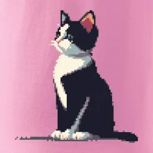 Mourovatá mačka pixel